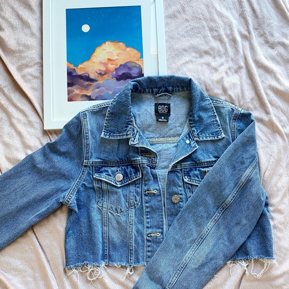 BDG Urban Outfitters Cropped Jean Jacket - Picture 2 of 5
